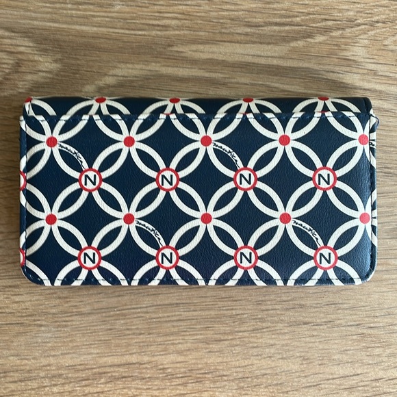 NAUTICA ORGANIZER CONTINENTAL WALLET Red White and Blue - Picture 3 of 14